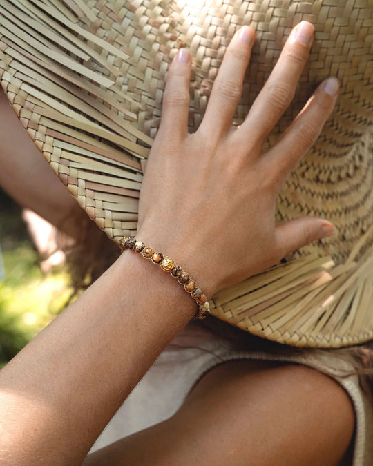 Brown Jasper Bracelets for Women: Earthy Elegance with Spiritual Energy | Samapura Jewelry