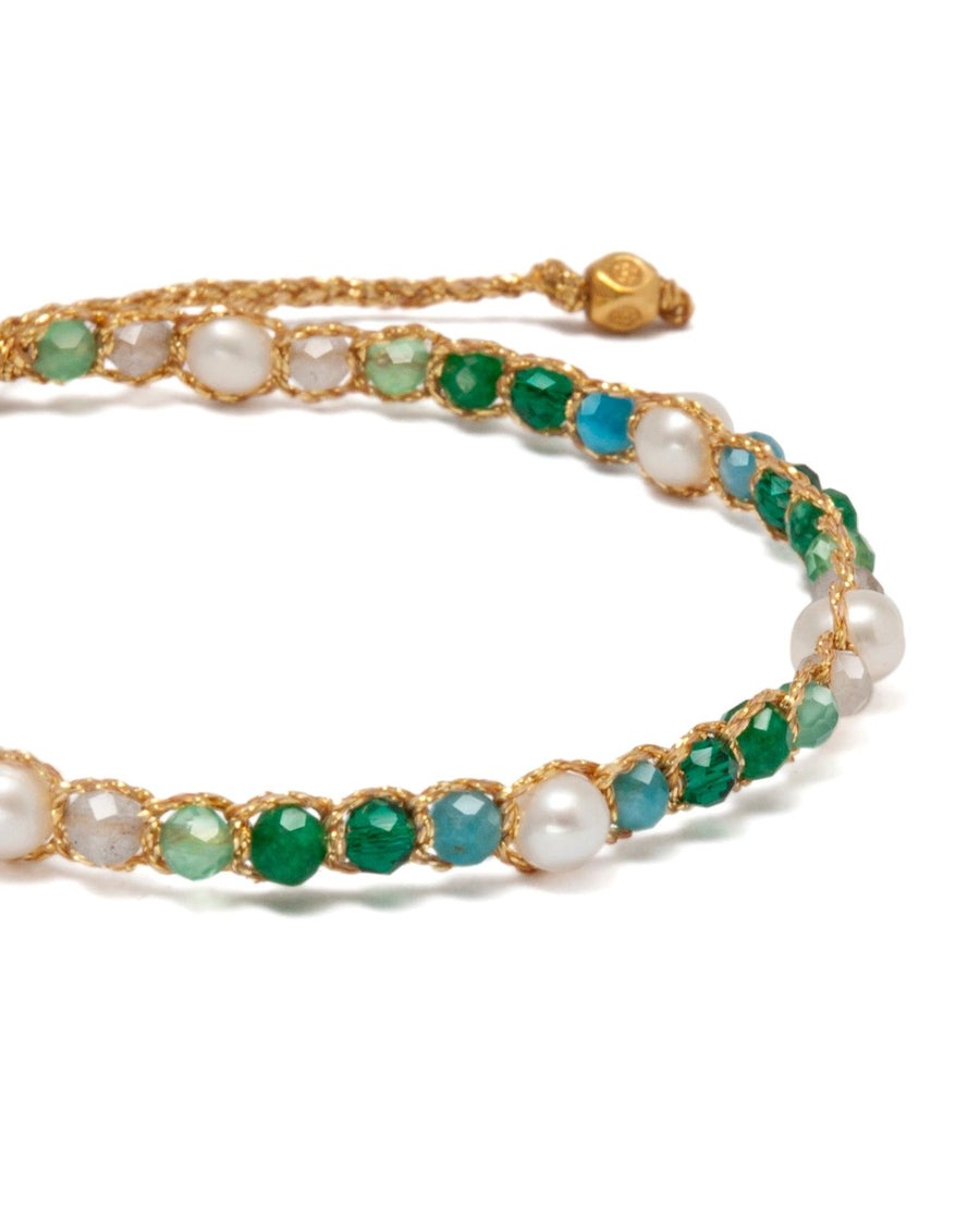 Fresh Water Pearl & Gemstone Bracelet | Symphony - Samapura Jewelry