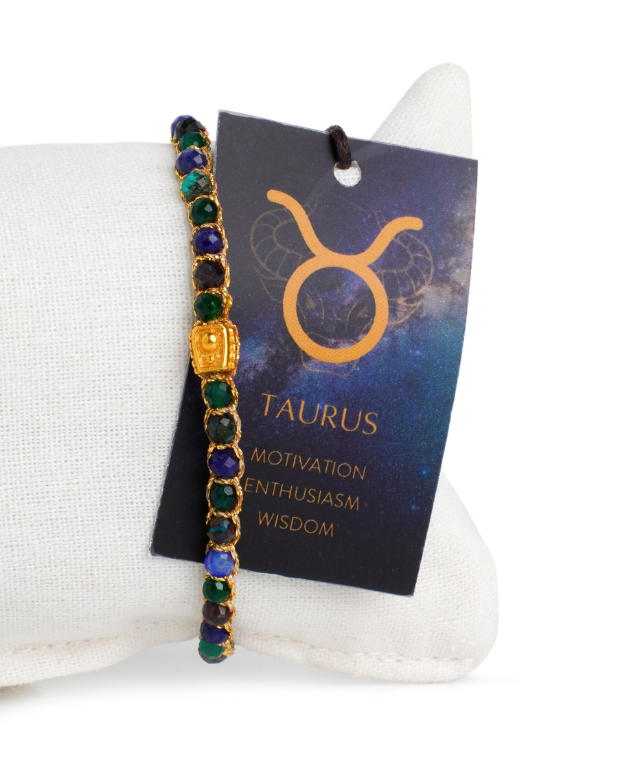 Taurus April Bracelet  |  Gold