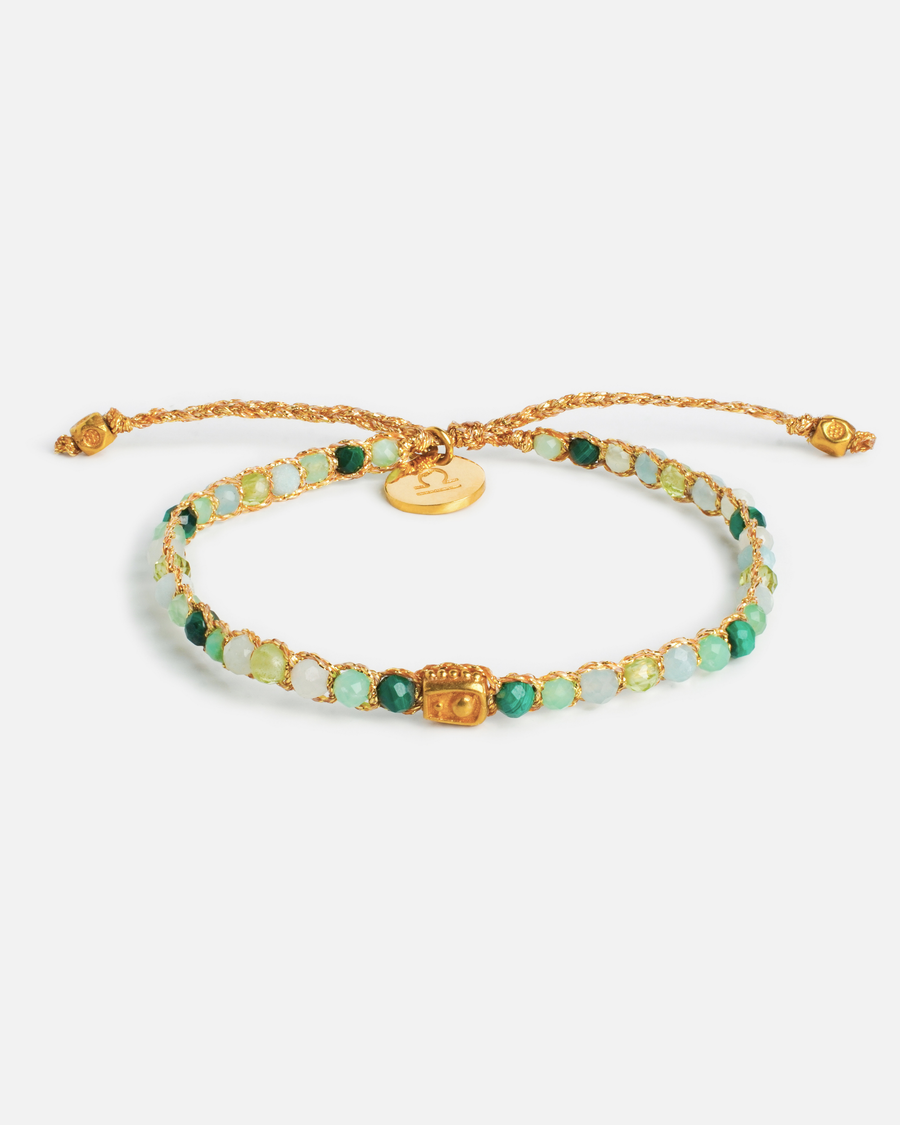 Libra October Bracelet  |  Gold