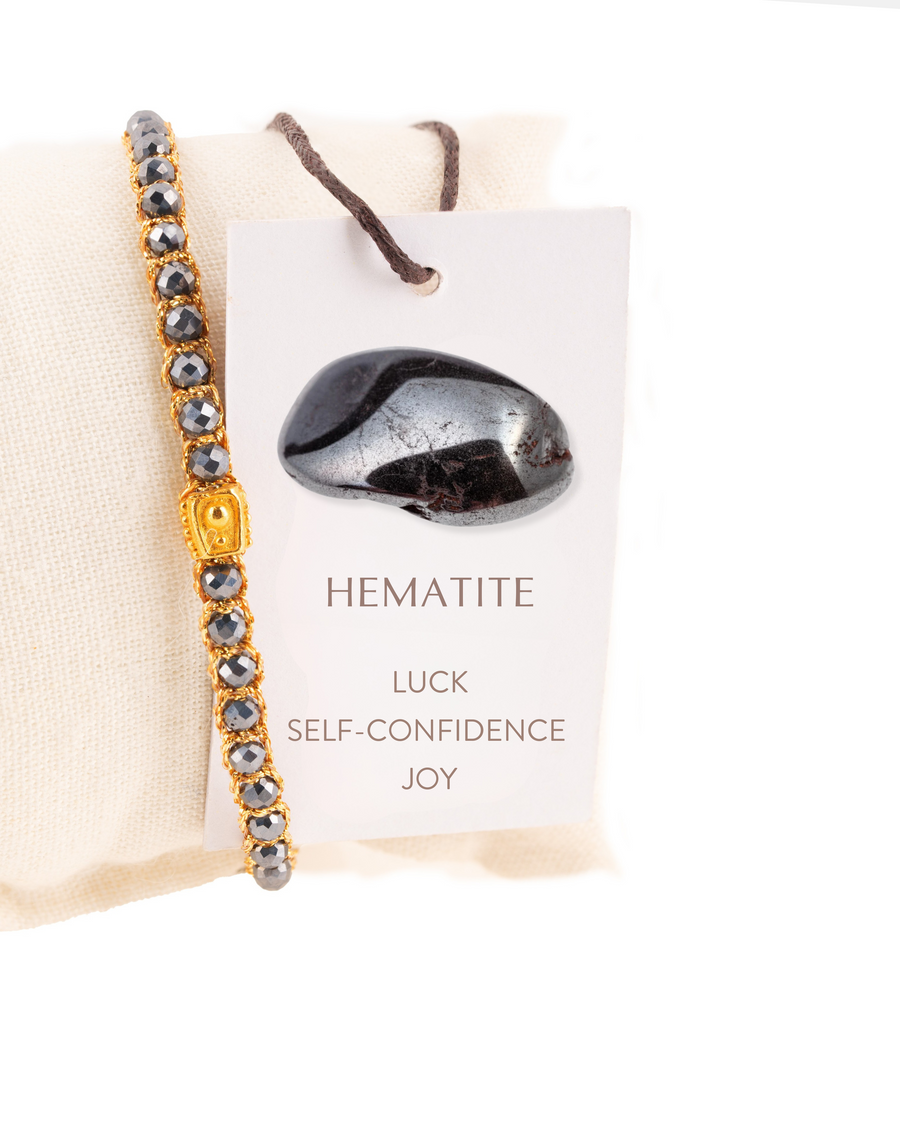 Hematite Bracelet | Gold