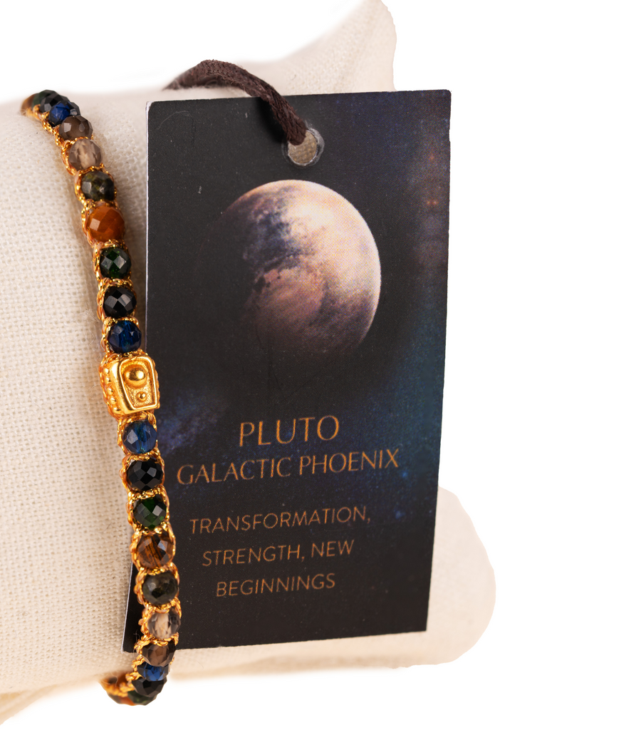 Pluto Galactic Phoenix Bracelet | Gold