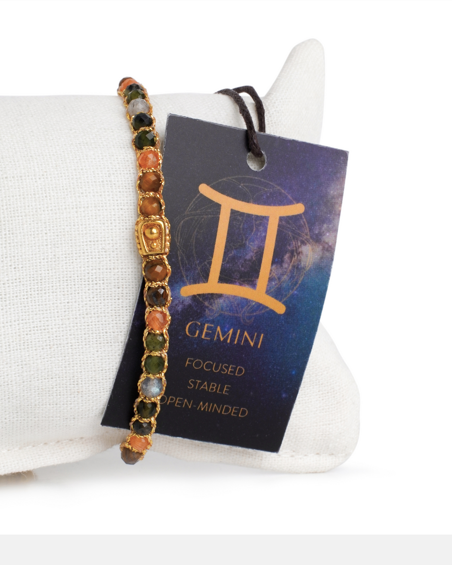 Gemini June Bracelet  |  Gold