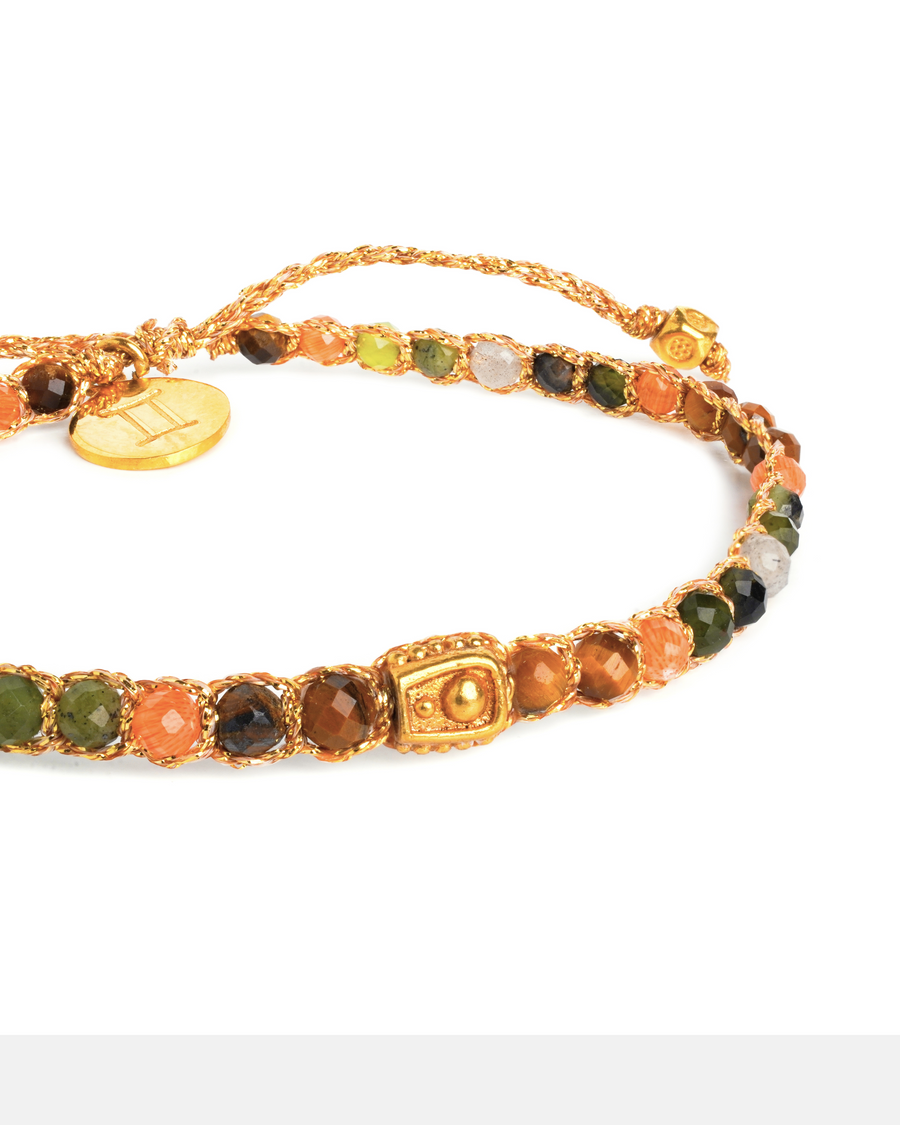 Gemini June Bracelet  |  Gold