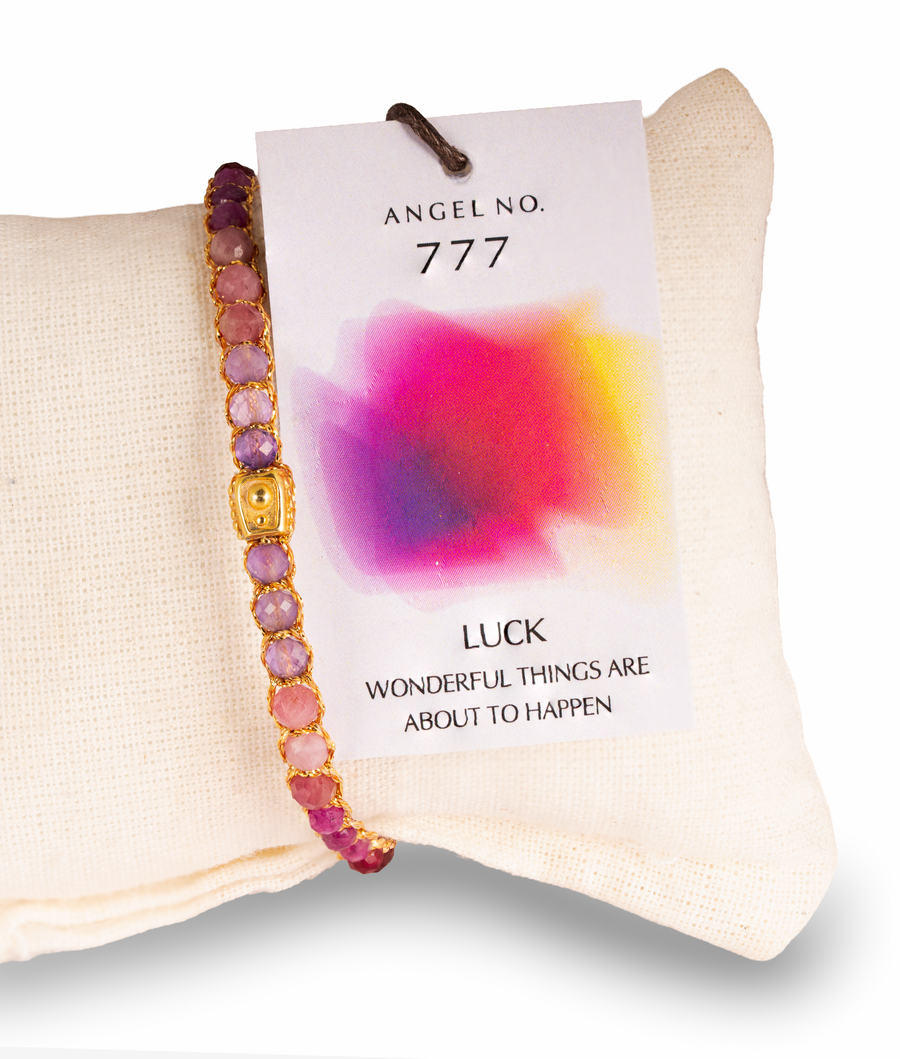 Luck Angel No. 777 Bracelet | Gold