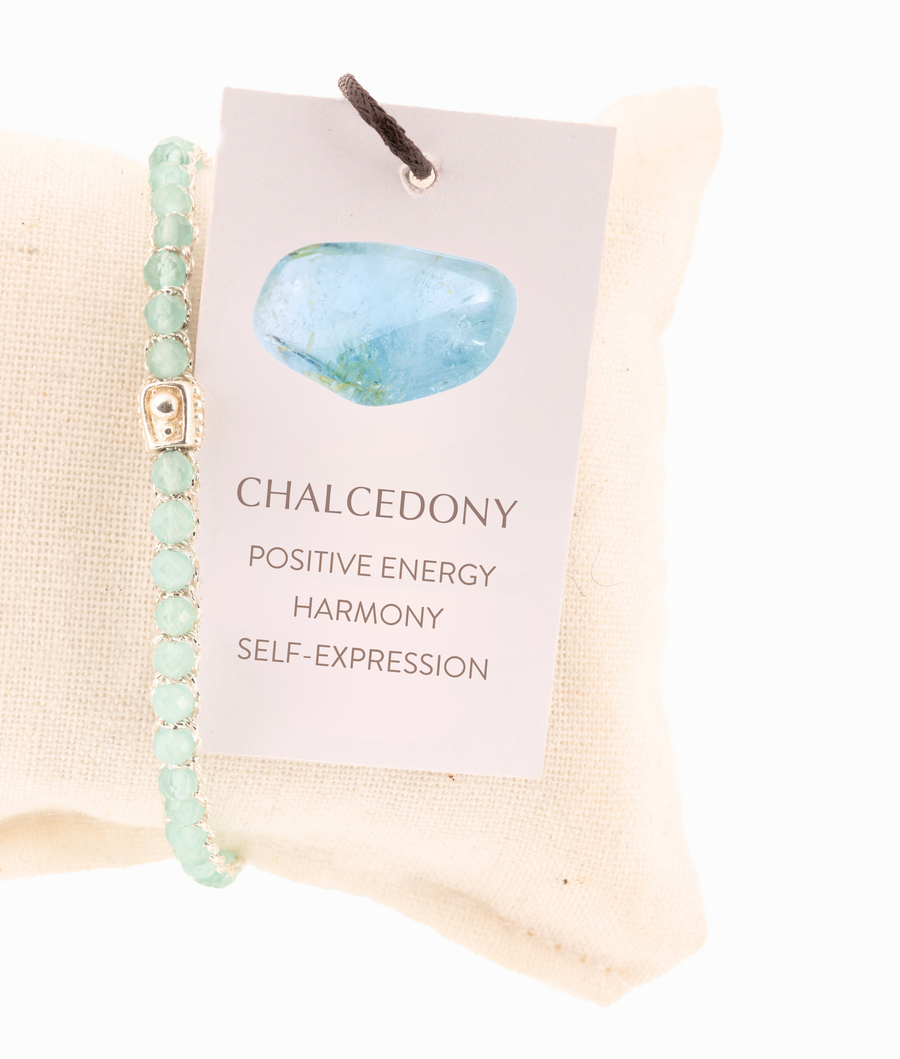 Chalcedony Bracelet  | Silver