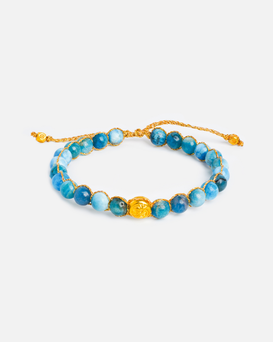 Gelang Apatite 6MM | Emas