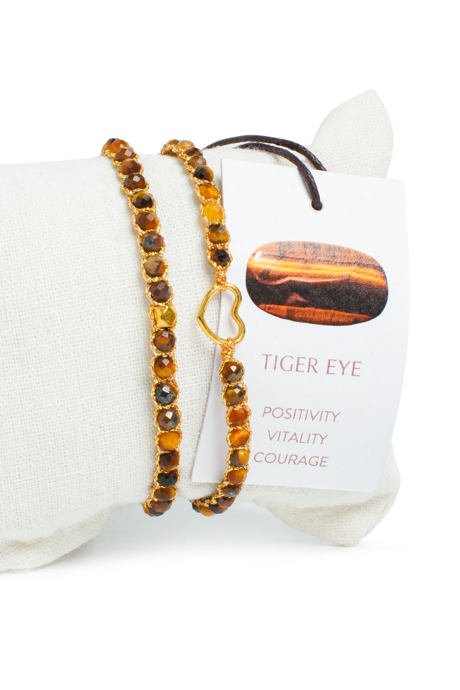 Tiger Eye Bracelet Nugget  Kids | Gold