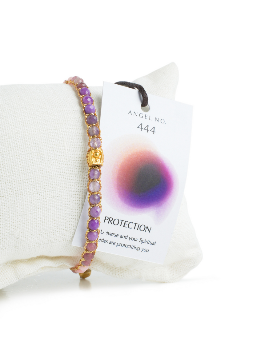 Gelang Malaikat Pelindung No. 444 | Benang Emas