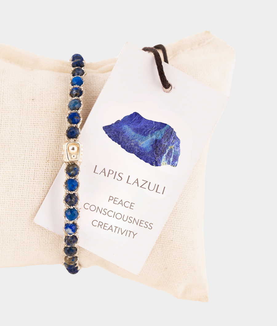 Lapis Lazuli Bracelet | Silver