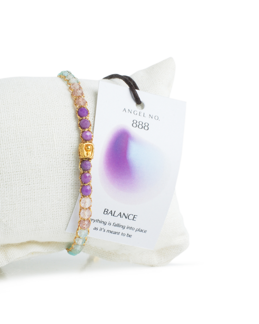 Bundle, Angel No.888,hand-blended Gem Aura Fragrance infused with Amethyst.