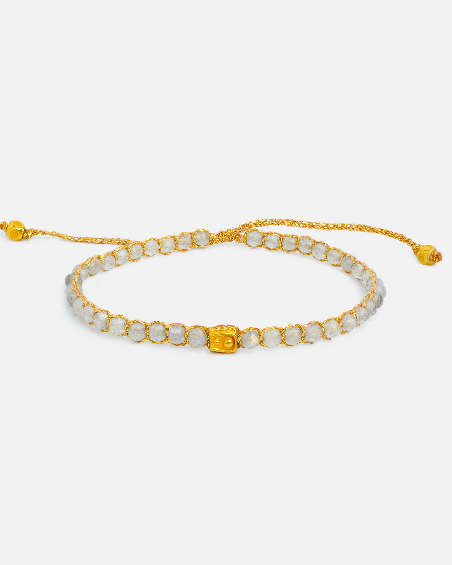 Labradorite Bracelet | Gold