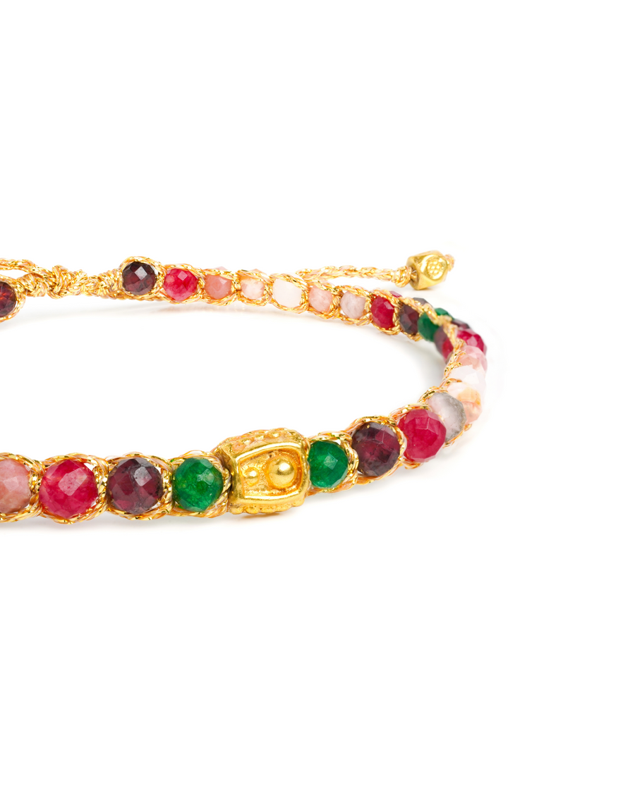 Gelang Venus Ruby Radiance | Emas