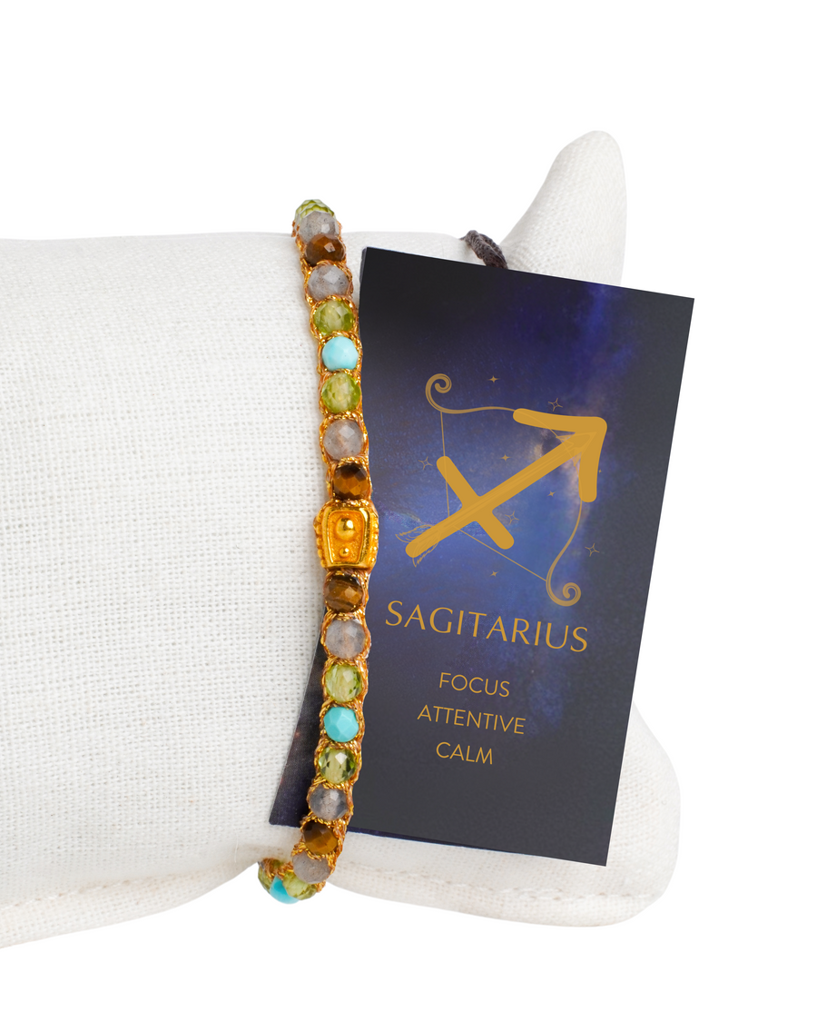 Sagittarius November Bracelet  |  Gold