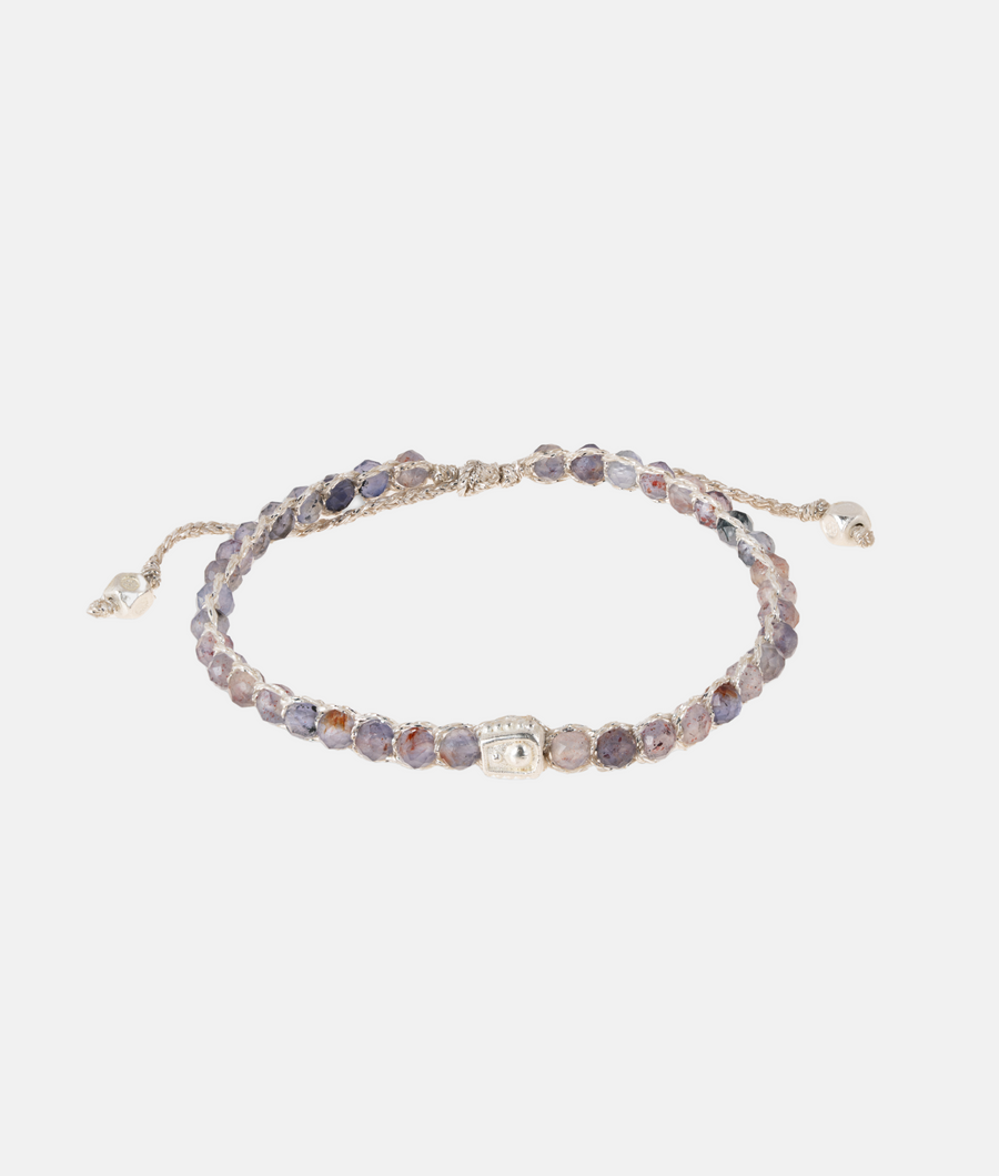 Iolite Bracelet | Silver