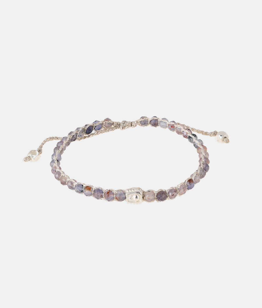 Iolite Bracelet Silver – Samapura Jewelry