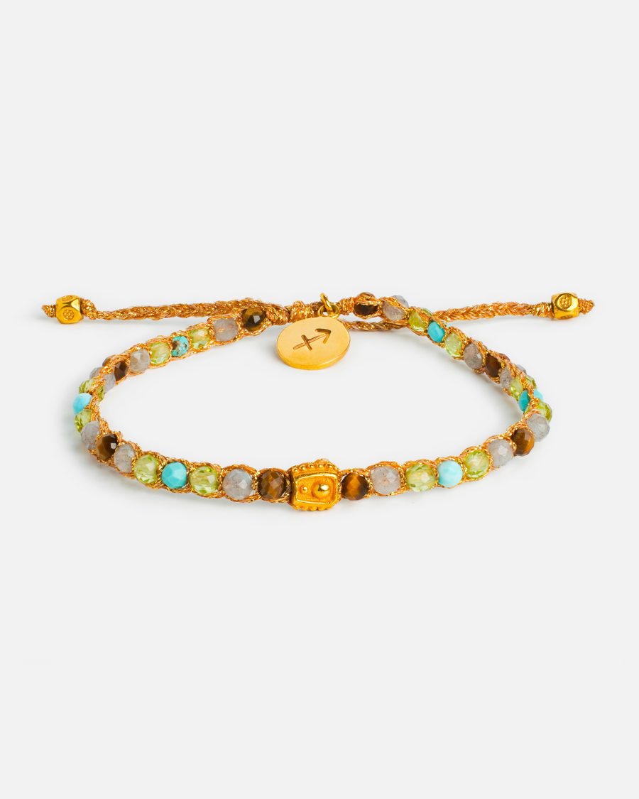 Sagittarius November Bracelet  |  Gold