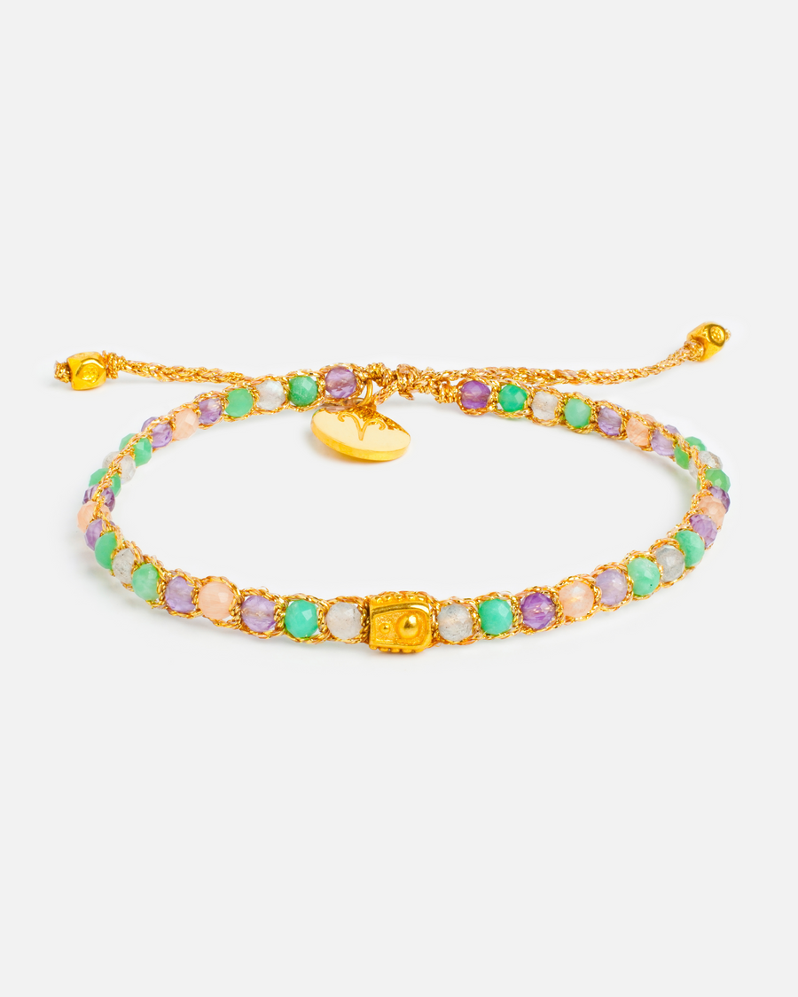 Aries April Bracelet  |  Gold