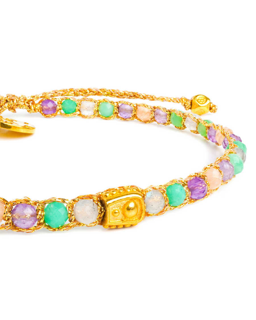 Aries April Bracelet  |  Gold