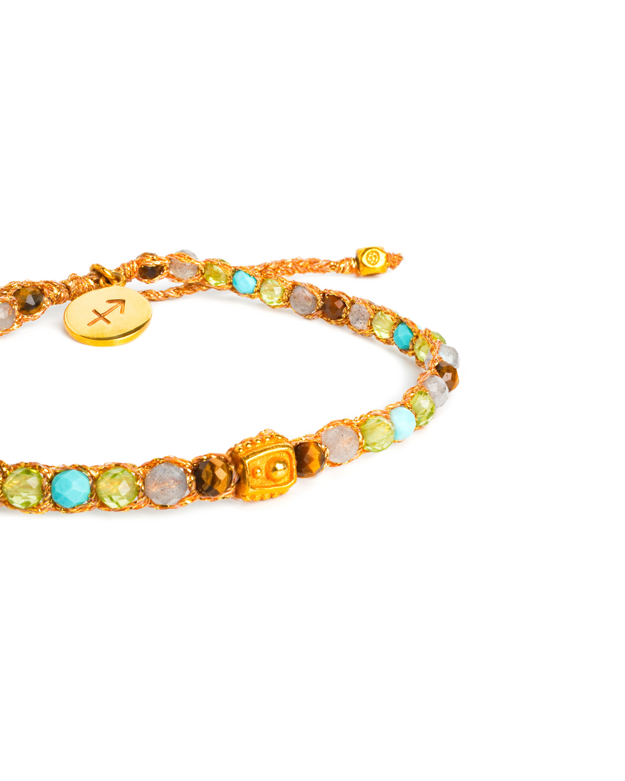 Sagittarius November Bracelet  |  Gold