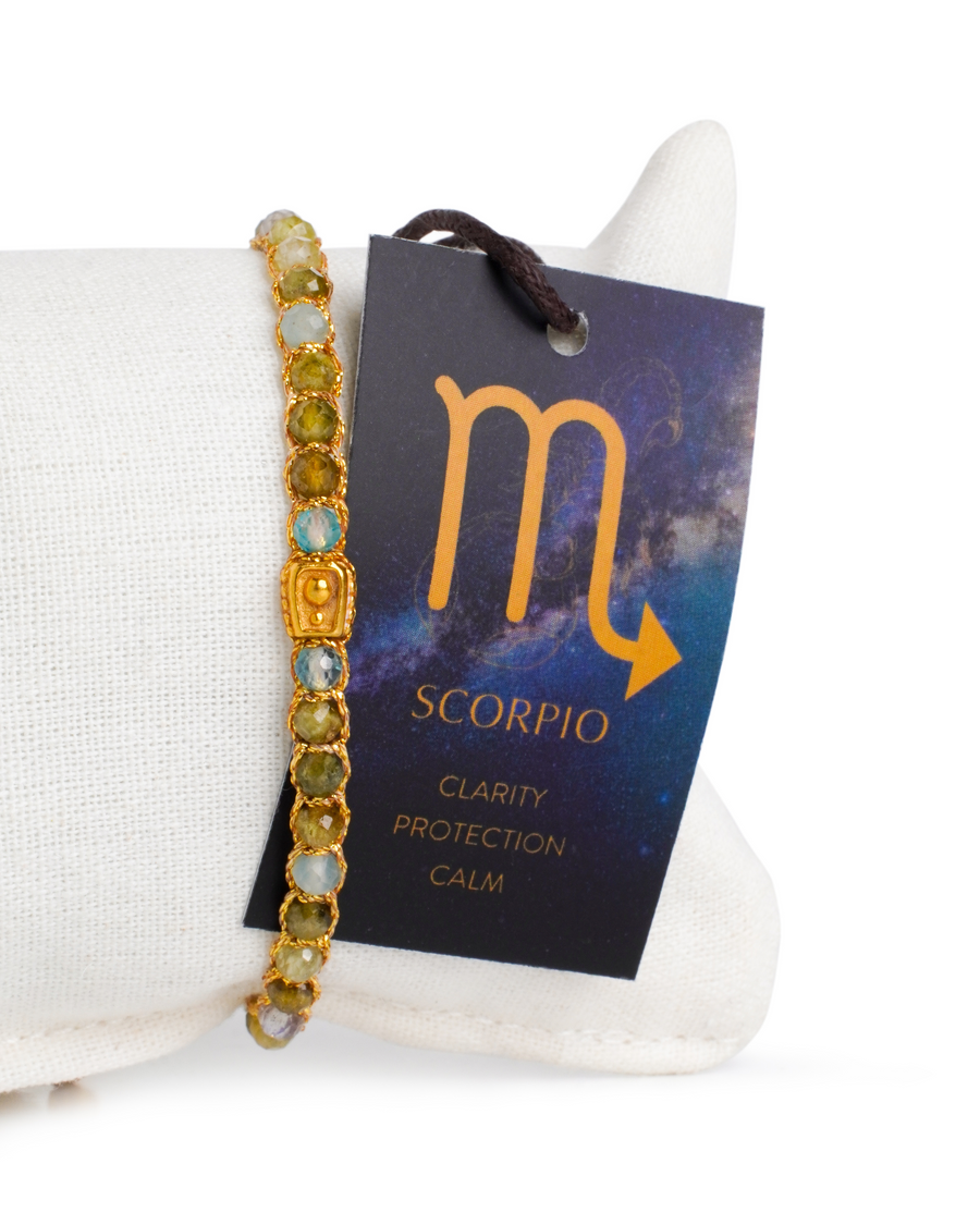 Scorpio October Bracelet  |  Gold