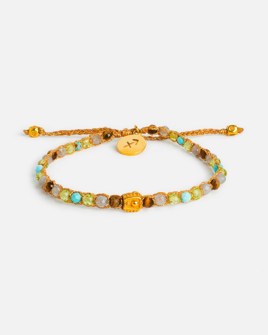 Sagittarius November Bracelet  |  Gold