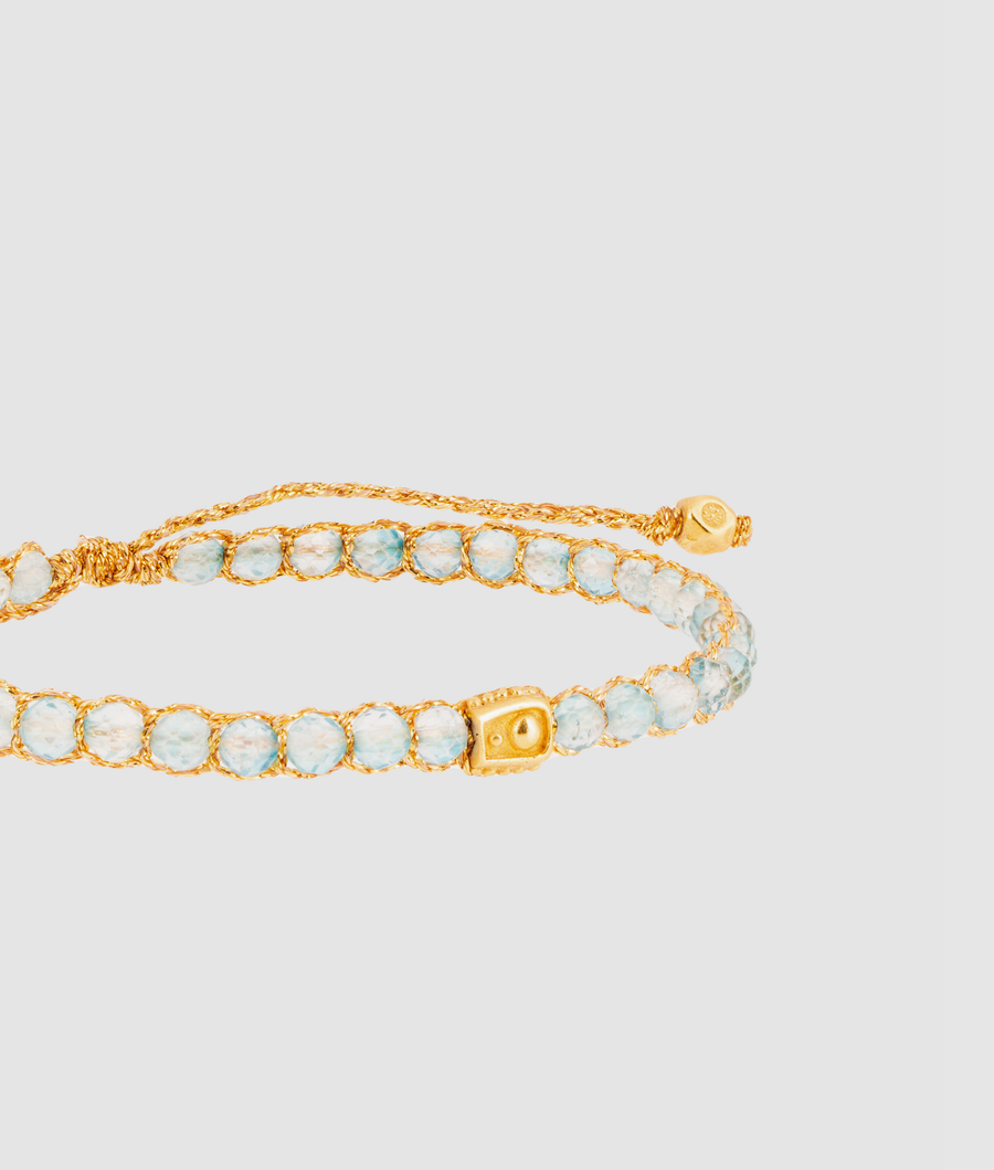 Blue Topaz Bracelet | Gold