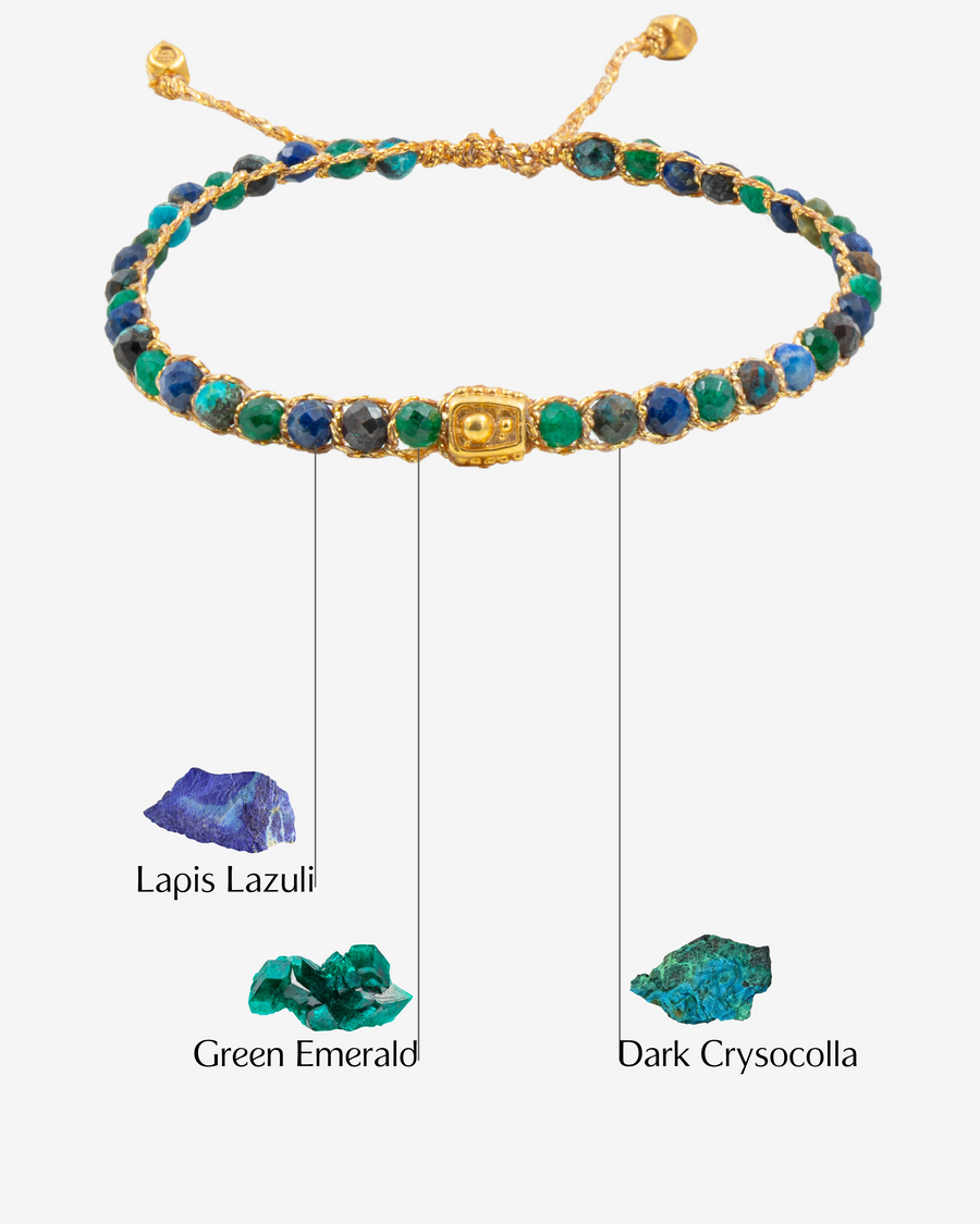 Taurus April Bracelet  |  Gold