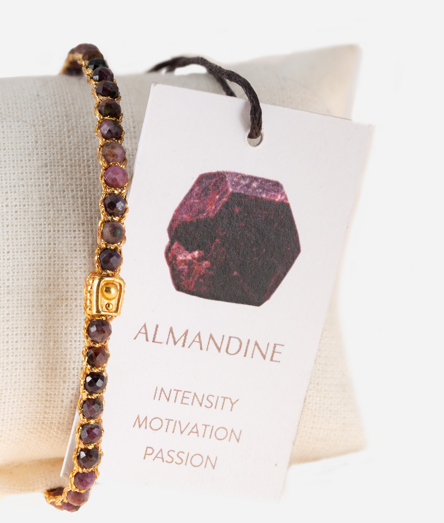 Almandine Bracelet | Gold