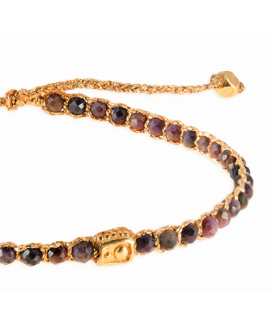 Almandine Bracelet | Gold