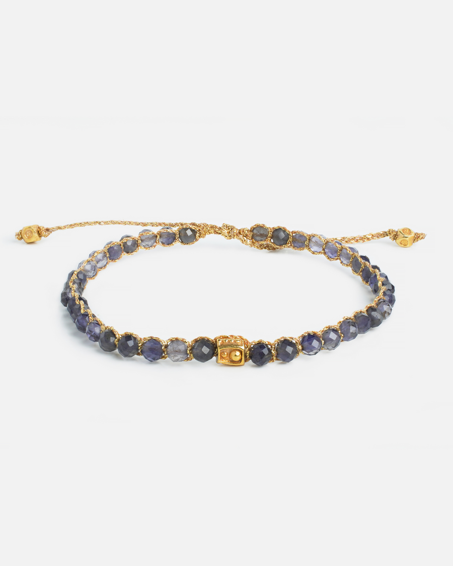 Iolite Bracelet | Gold