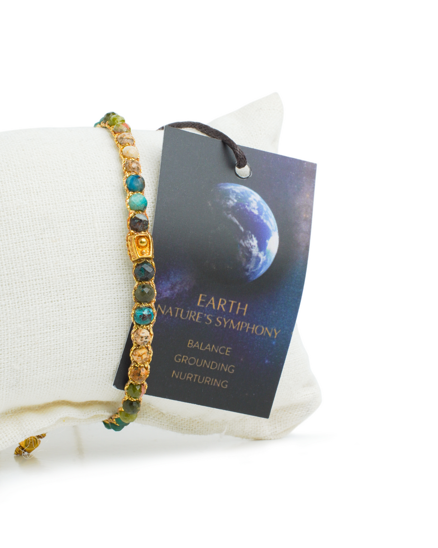 Earth Nature's Symphony Bracelet | Gold