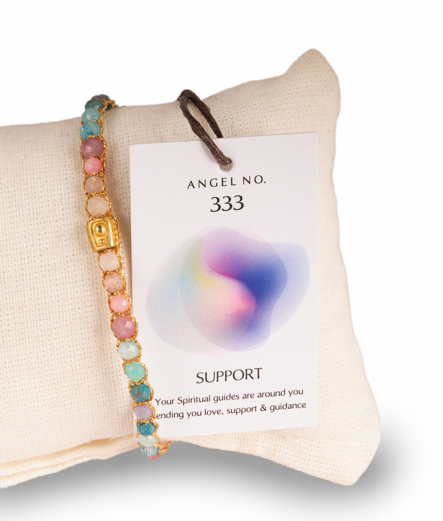 Support Angel No.333 Bracelet | Gold