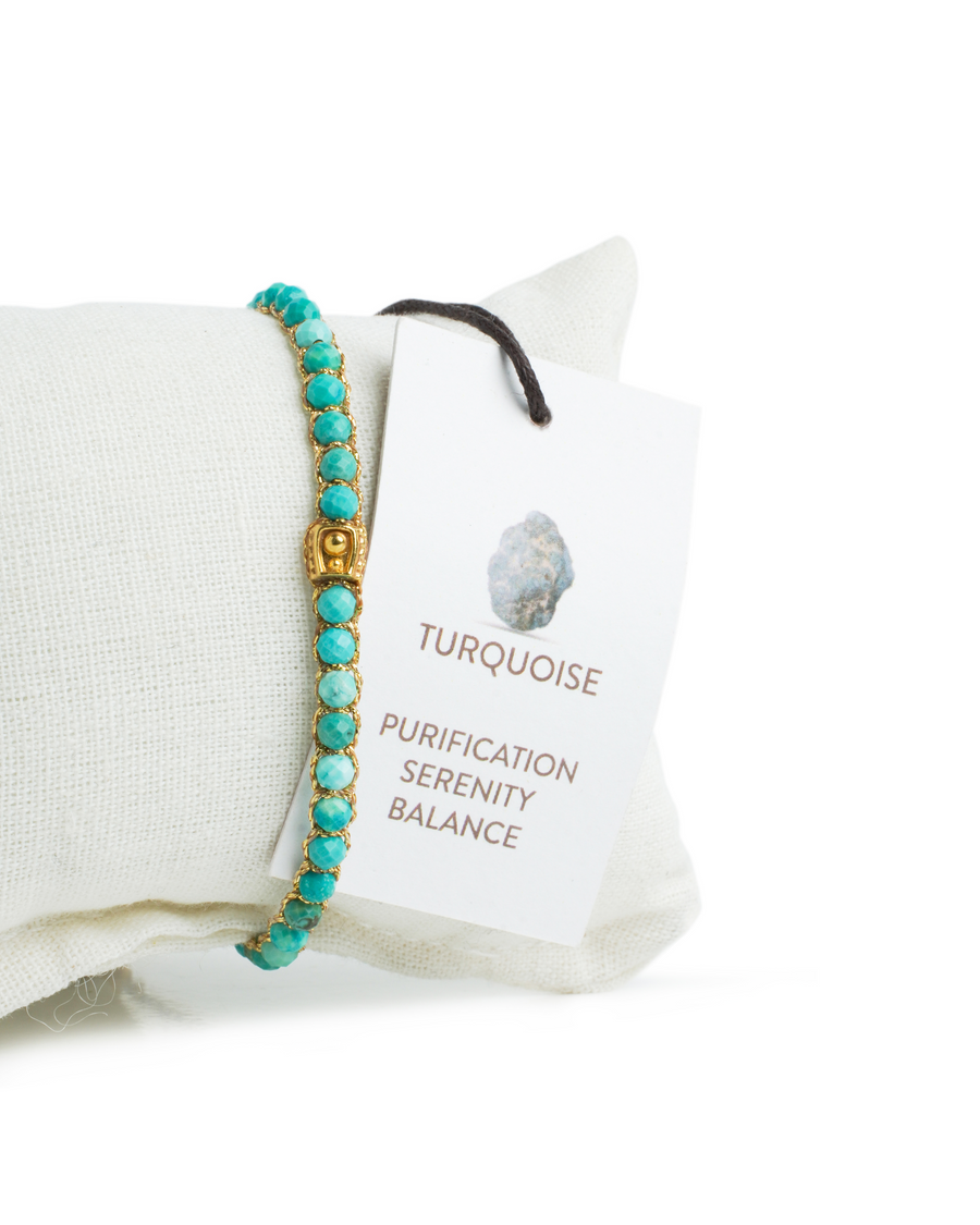 Light Turquoise Bracelet | Gold