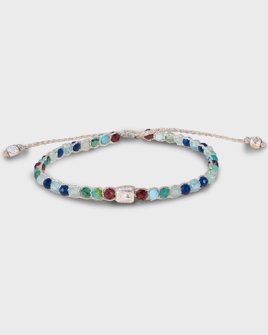 Gelang Lepidolite | Benang Emas