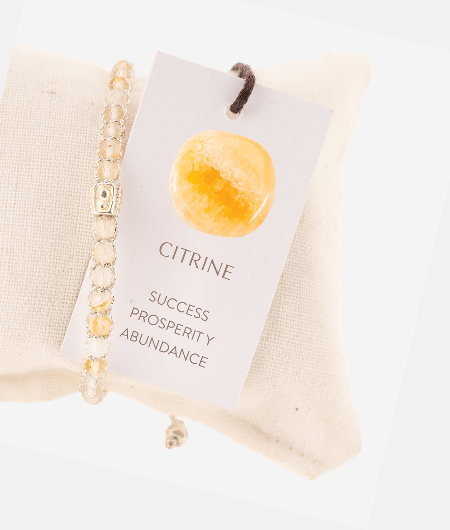 Citrine Brazil  Bracelet | Silver