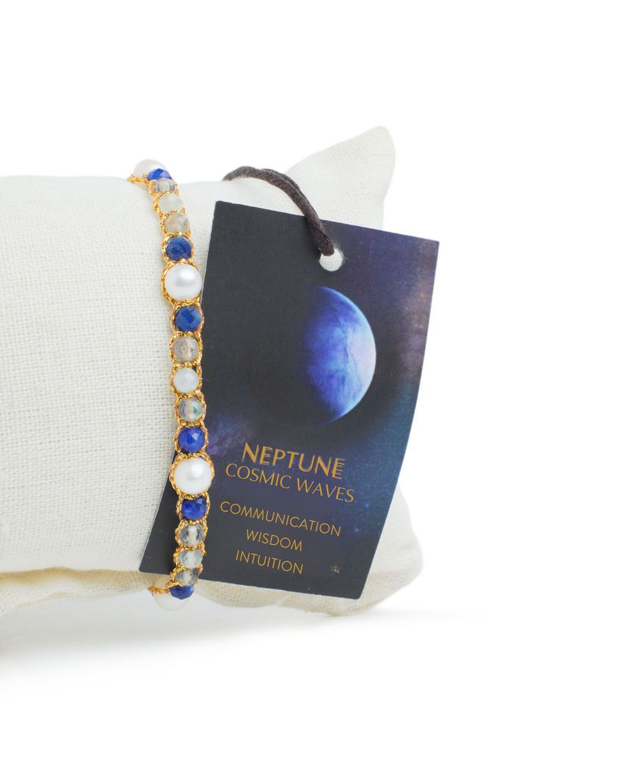 Neptunus  Cosmic Waves Bracelet | Gold