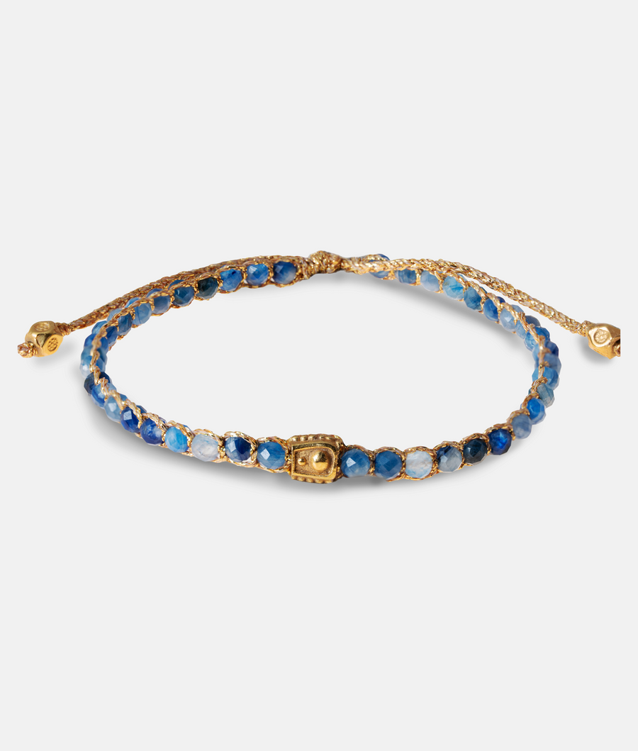 Kyanite Bracelet | Gold
