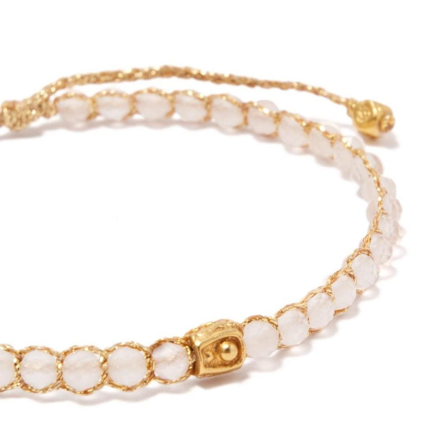 Rose Quartz Bracelet | Gold