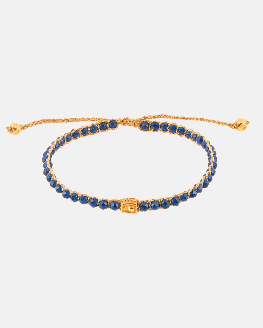 Blue Spinel Bracelet | Gold