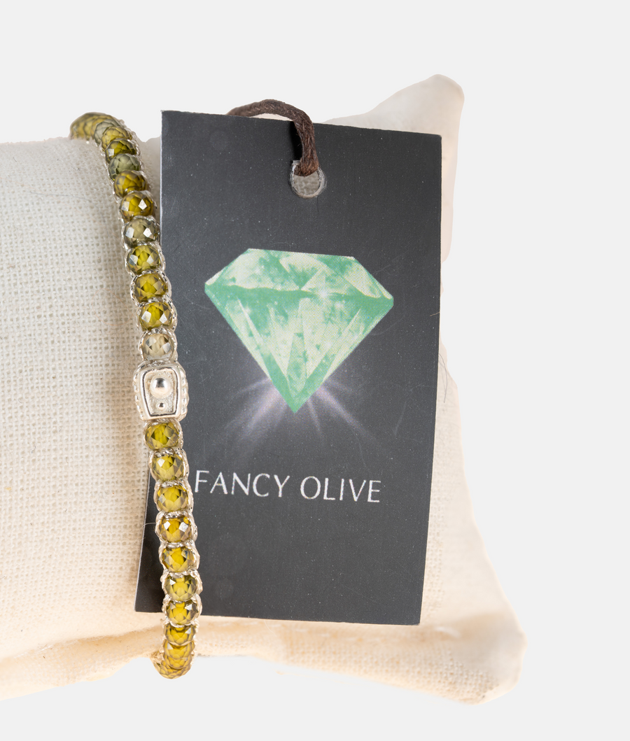 The Fancy Olive Bracelet | Silver