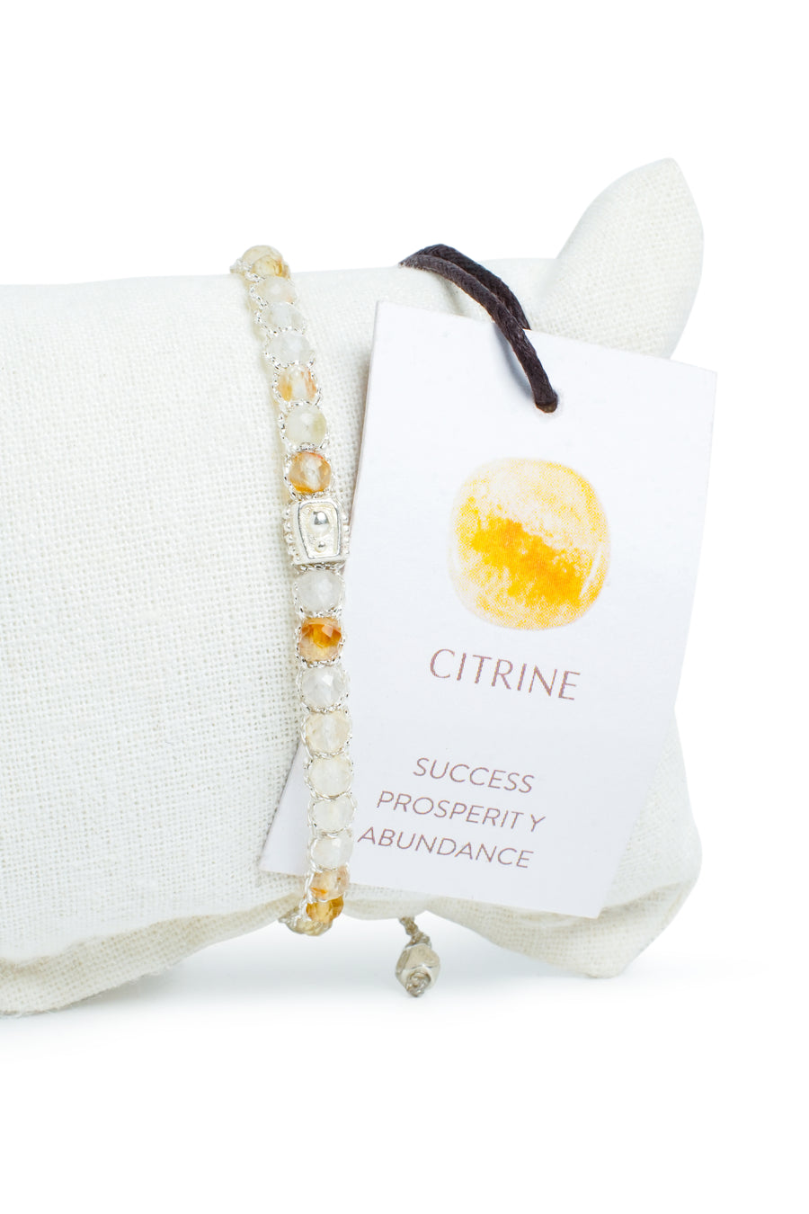 Gelang Citrine Brazil | Perak