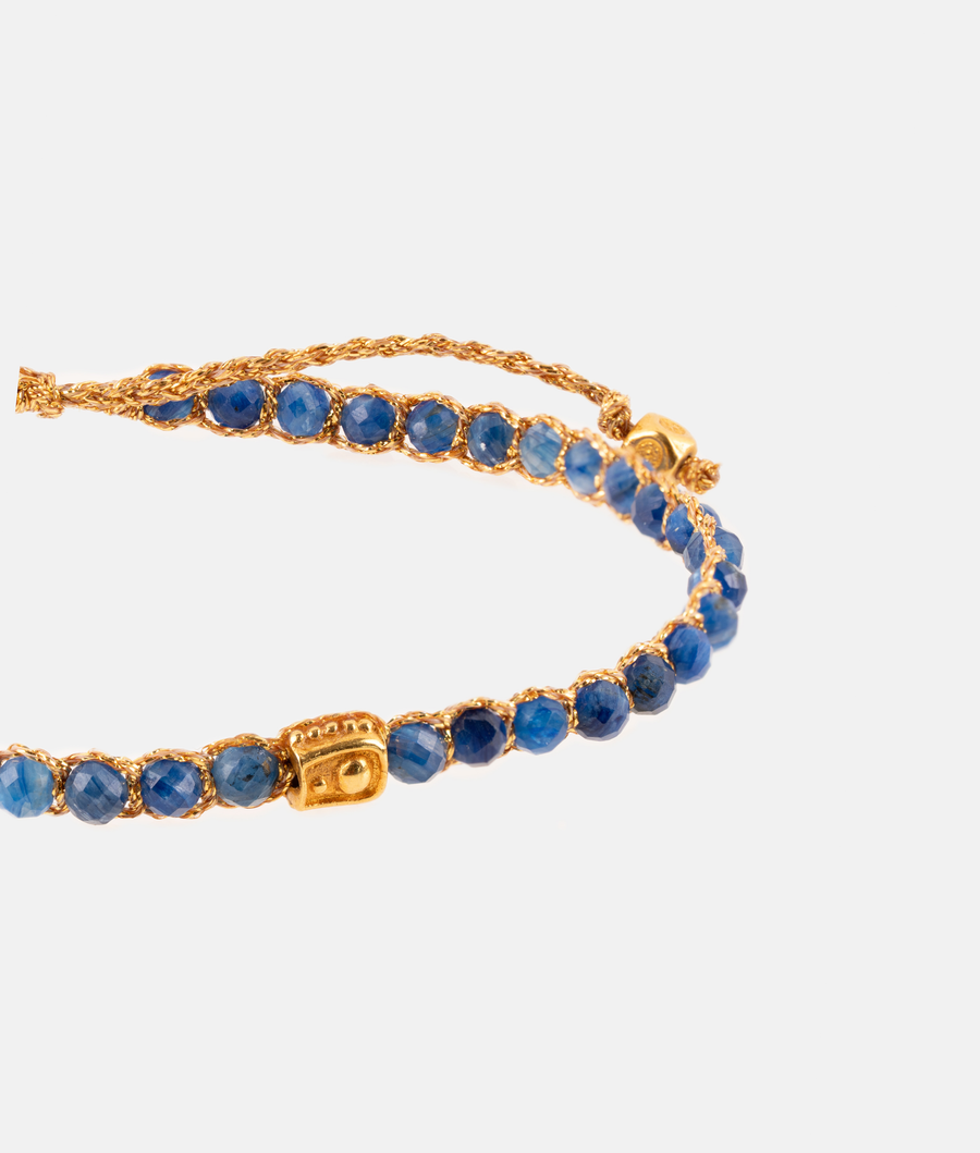 Kyanite Bracelet | Gold