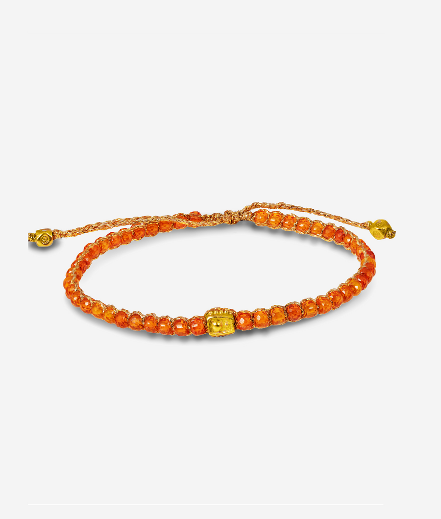 Gelang Glam Orange | Emas