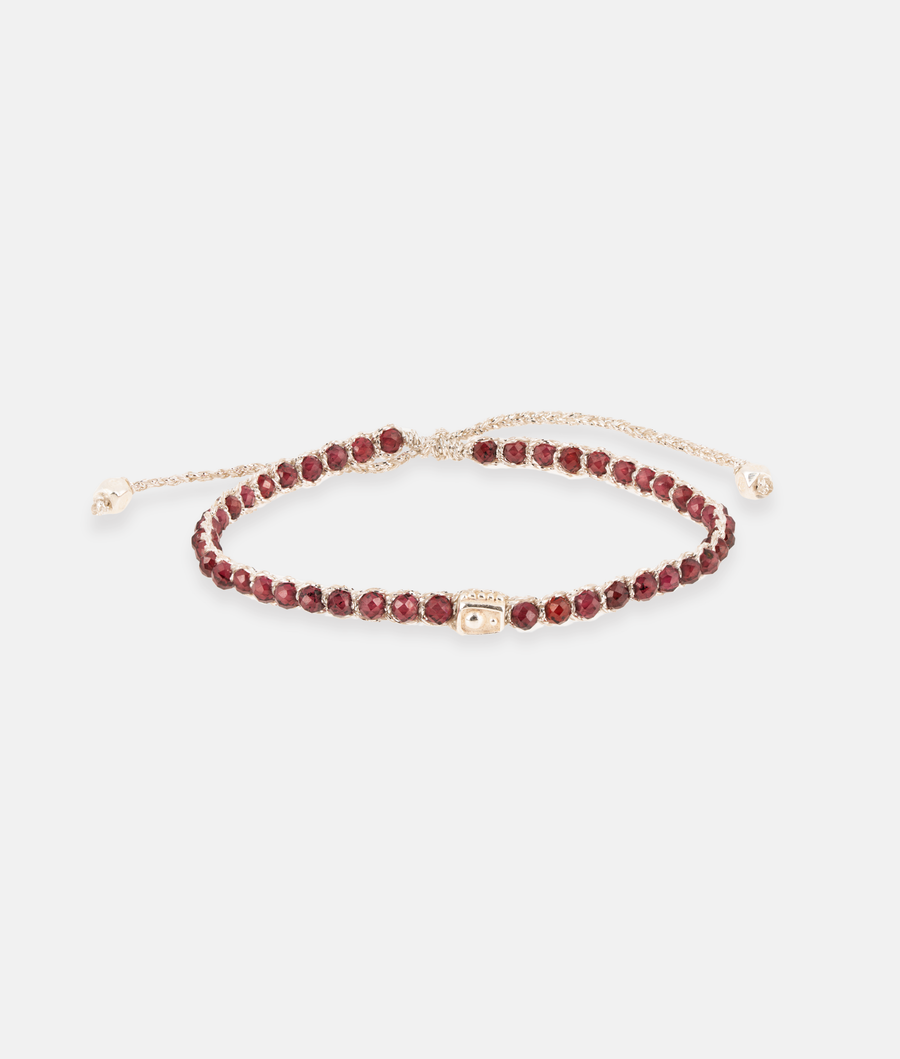 Ruby Bracelet | Silver