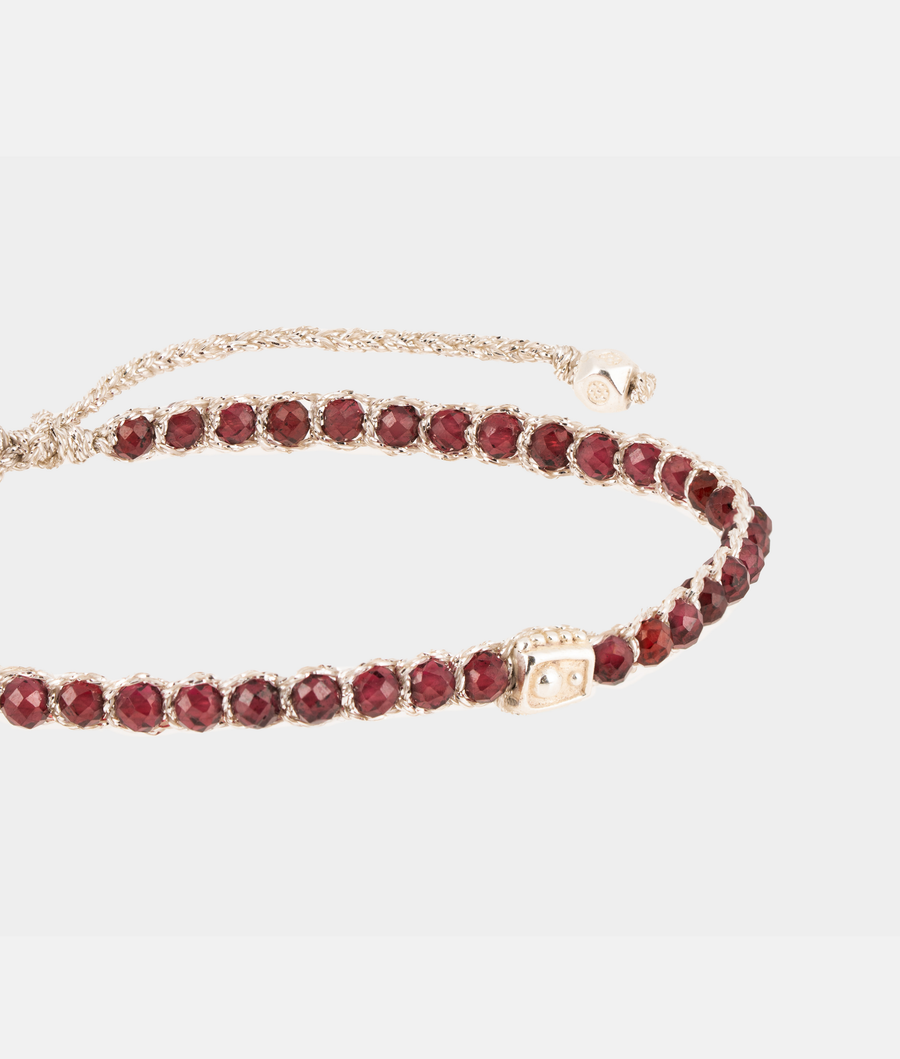 Ruby Bracelet | Silver