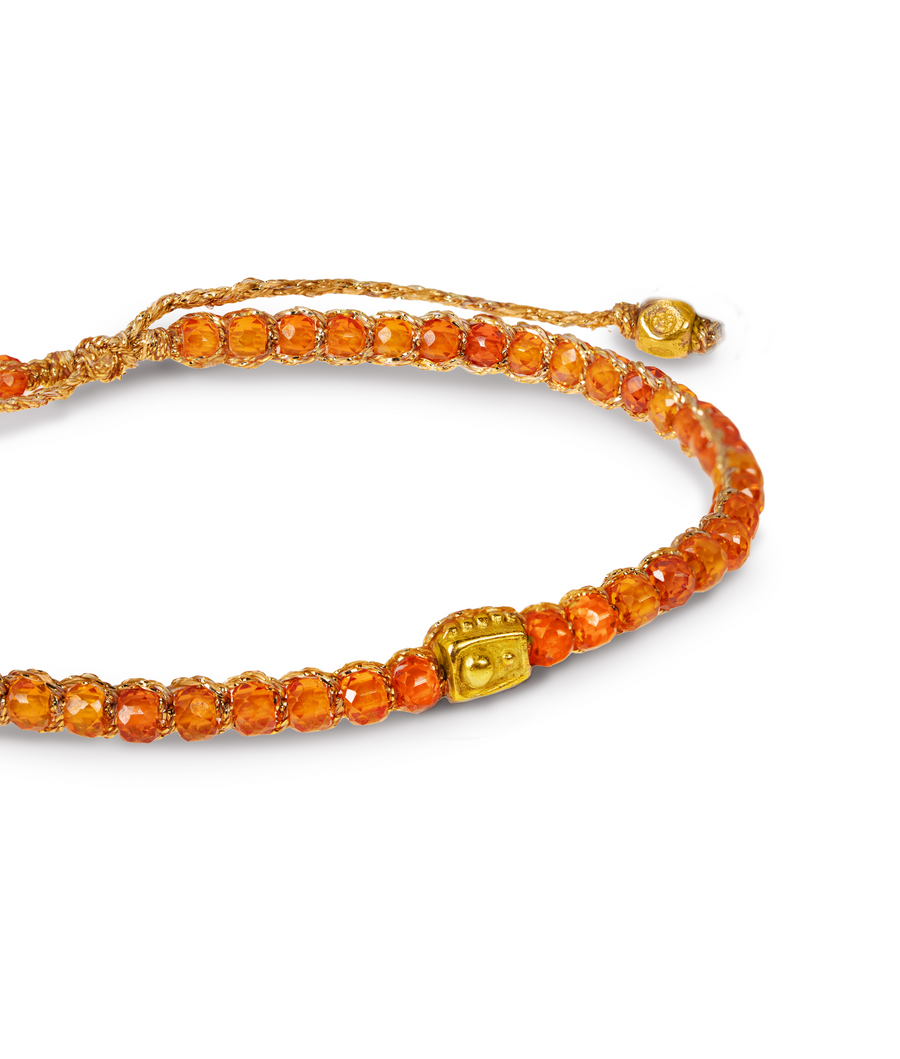 Gelang Glam Orange | Emas