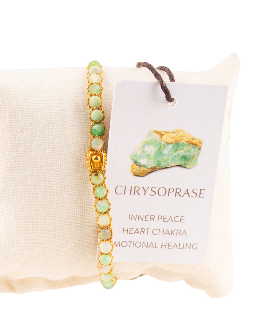 Gelang Chrysoprase | Emas