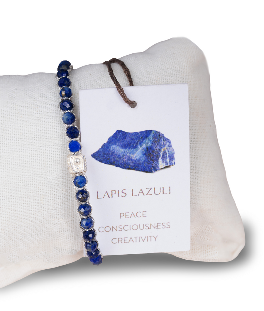 Lapis Lazuli Bracelet | Silver