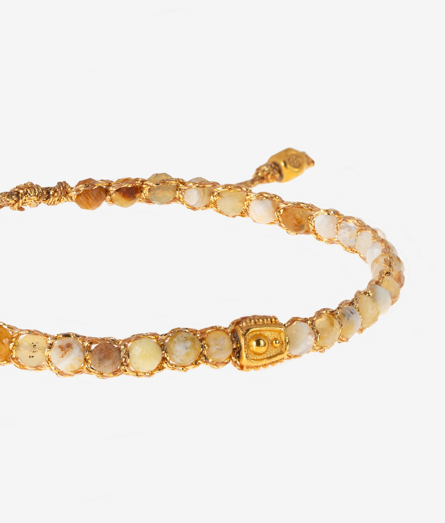 Mexican Opal  Bracelet | Gold